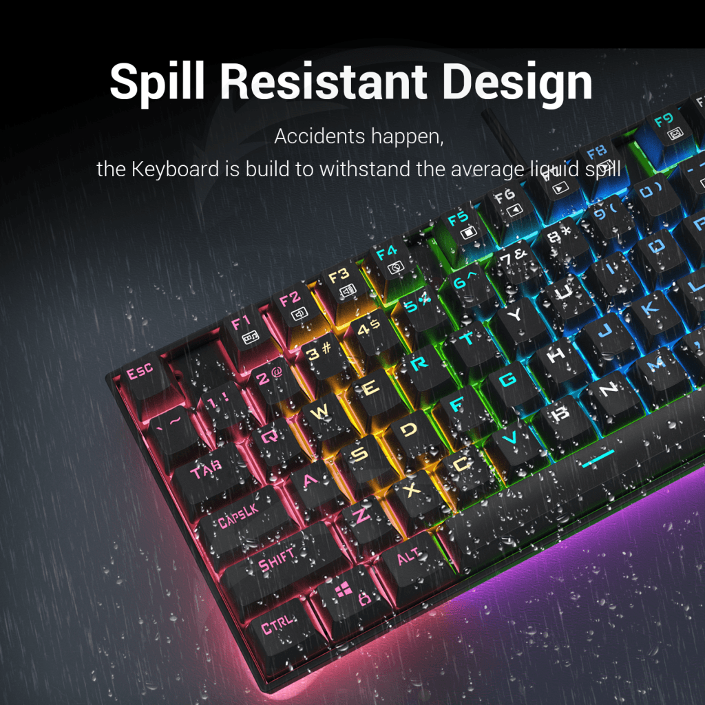 Redragon KUMARA K552 RGB Wired Gaming Keyboard - Black Redragon KUMARA K552 RGB Wired Gaming Keyboard - Black